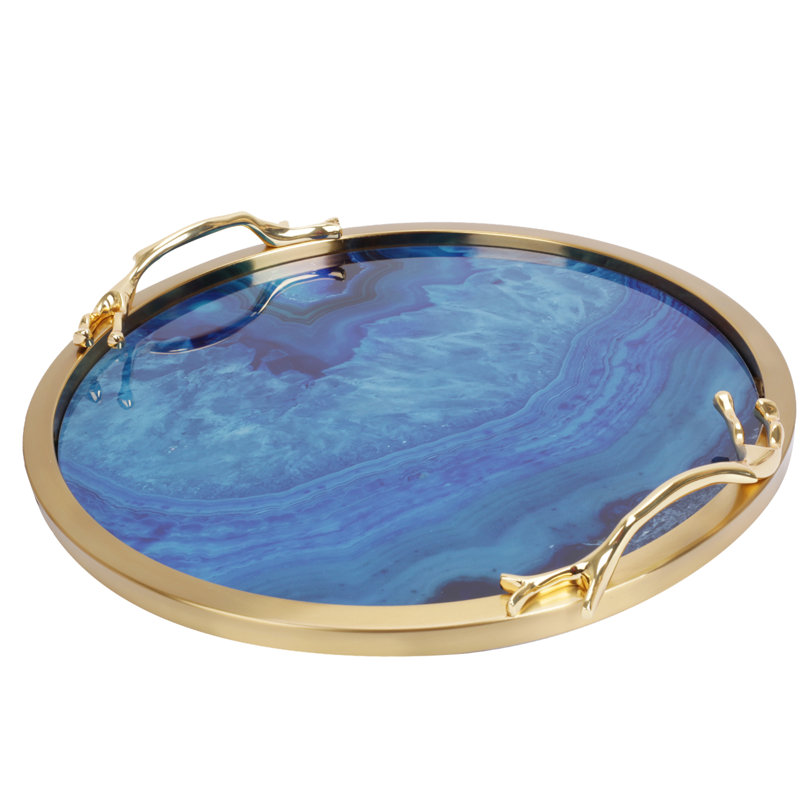 Delyliah Glass Tray