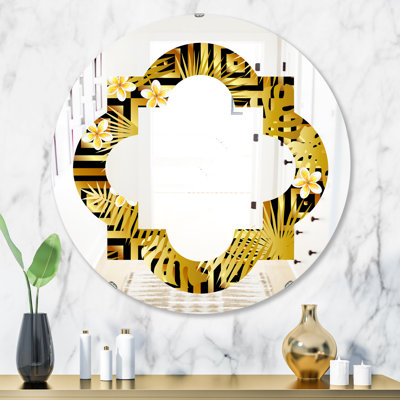 Quatrefoil Luxury Coastal Wall Mirror