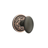 Privacy (Bed & Bath) Egg Knob with Lancaster Rose