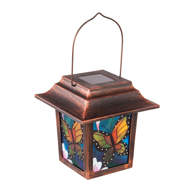 5.7'' Solar Powered Integrated LED Outdoor Lantern