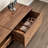  Retro Brown Solid Wood TV stand-107124097