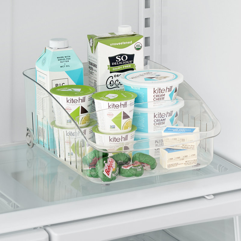 YouCopia RollOut Fridge Drawer, 10", Rolling Fridge with Adjustable Dividers