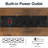  Mini Fridge Stand with Storage, Coffee Bar Cabinet with Power Outlet and Drawer, Microwave Oven Stand with Rolling Basket, Beverage Refrigerator Table for Home, Dorm, Apartment, Pantry-1734815510
