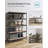5-Tier Adjustable Shelving Units (Set of 2)-1387993279