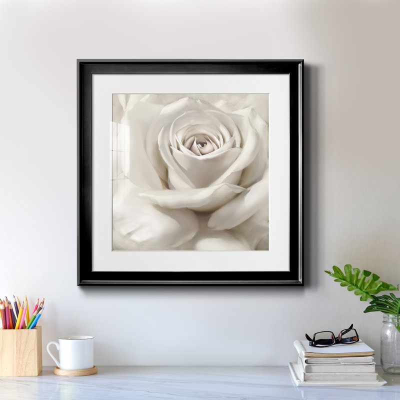 «Dreamy II», reproduction d'art sur papier encadré, H 17,5 po x l 17,5 po x P 1,5 po, Cadre noir