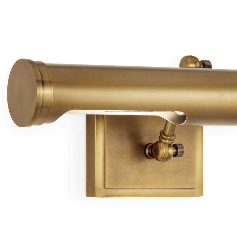 Tate Picture Light Medium, Natural Brass