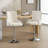 Markfrancis Swivel Upholstered Adjustable Height Counter Stool with Metal Frame-849847995