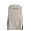 Chaise d'appoint en tissu Edmund beige ivoire