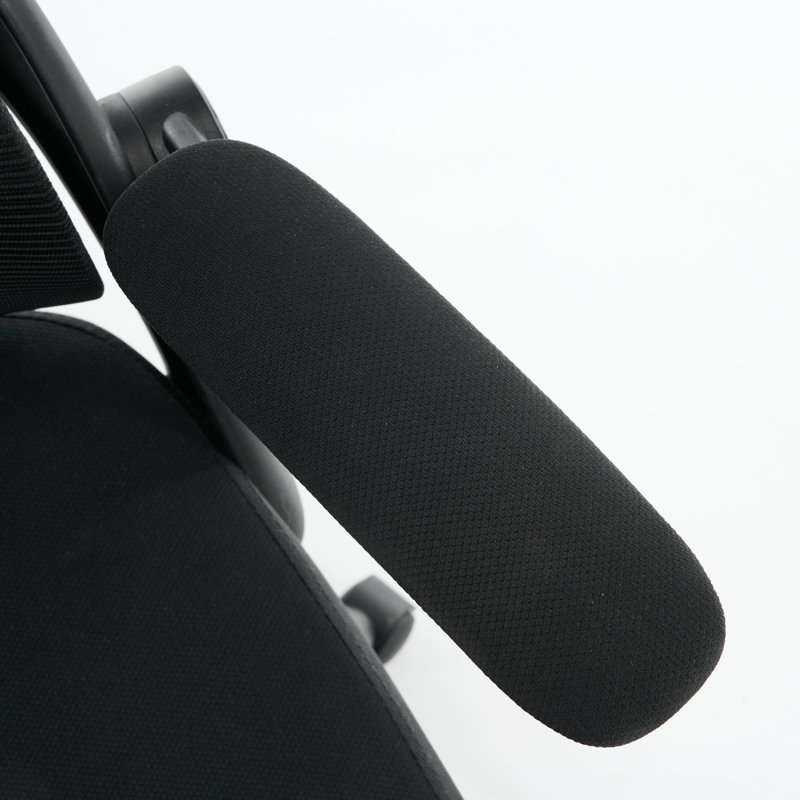 Chaise de bureau ergonomique en filet, chaise de bureau à haut dossier avec accoudoirs 3D, soutien lombaire vers le haut et le bas, chaise de travail pivotante pour ordinateur avec appui-tête réglable en 2 dimensions