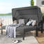 Miten 138cm Wide Patio Sofa with Cushions-1180576232-1180576231