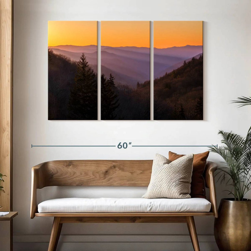Alvord Sunrise In The Smokies, H 32 po x l 50 po