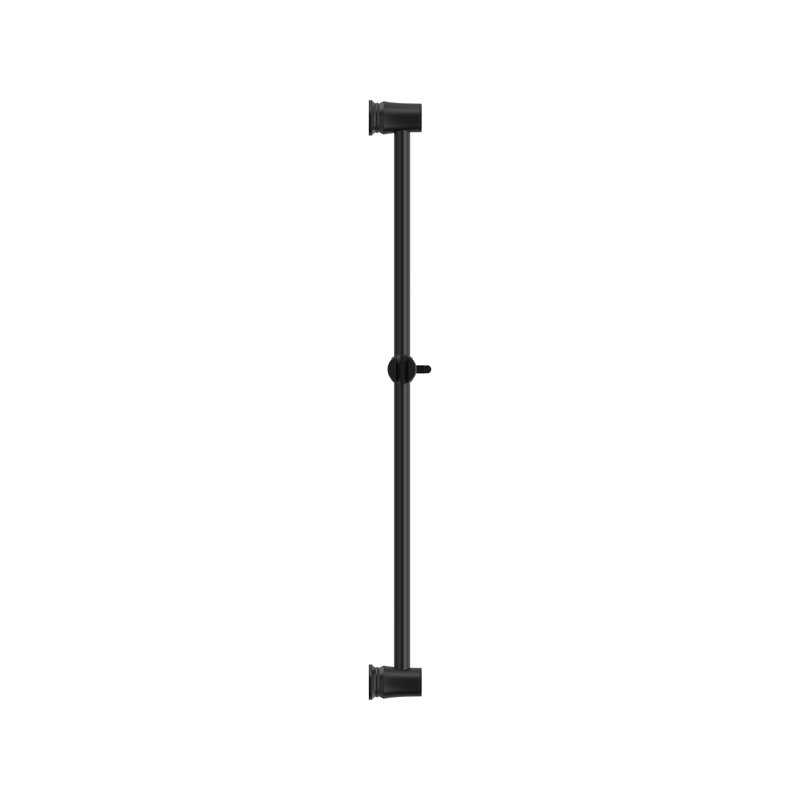 Barre de douche traditionnelle 30 pouces, Noir mat