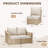  3-Piece Outdoor Furniture Set-497730543-497730541