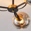 Rotan Glass Semi Flush Mount