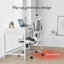 Mesh Office Chair, with Adjustable 3D Folding armrests, Dual-back Design-2127508759-2127508757