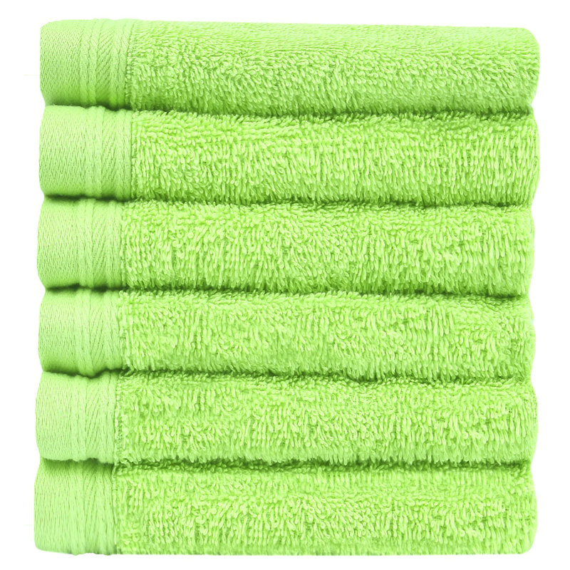 Alexandra 100% Cotton Washcloth Towel, Applegreen