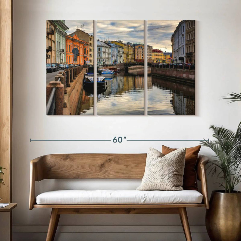 Nicci Griboyedov Canal, Saint-Pétersbourg, H 32 po x l 50 po