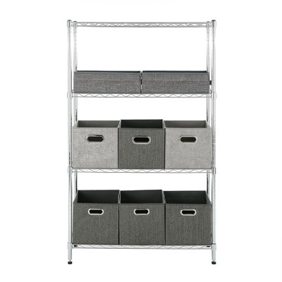 Jennnifer Steel Height -Adjustable Shelving Unit