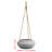Foreside Home & Garden Wide Textured Metal Hanging Planter