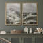 Cresting Waves Dynamic Seascapes in Monocha Nature Wilderness Illustration Rustic Decor-101751927-101751929