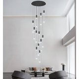 Laverna 12 - Light Dimmable LED Cylinder Chandelier