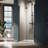 36" W X 72" H Semi-Frameless Bi-Fold Shower Door