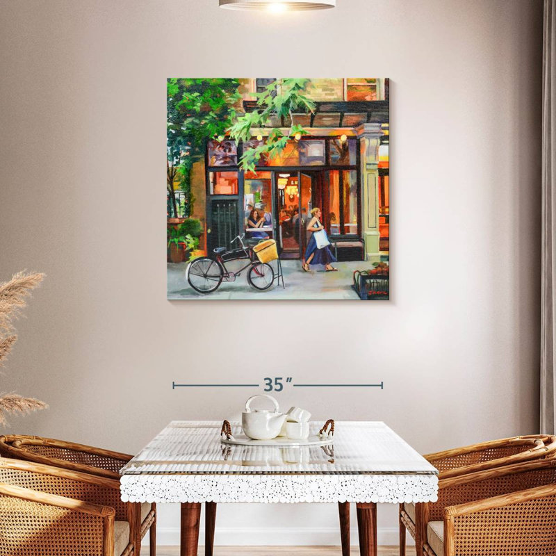 New York Bistro, H 36 po x l 36 po