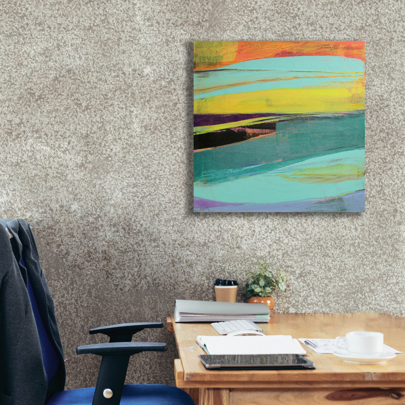 Toile épique «Black Sands No. 2» par Cathe Hendrick, 26 po x 26 po