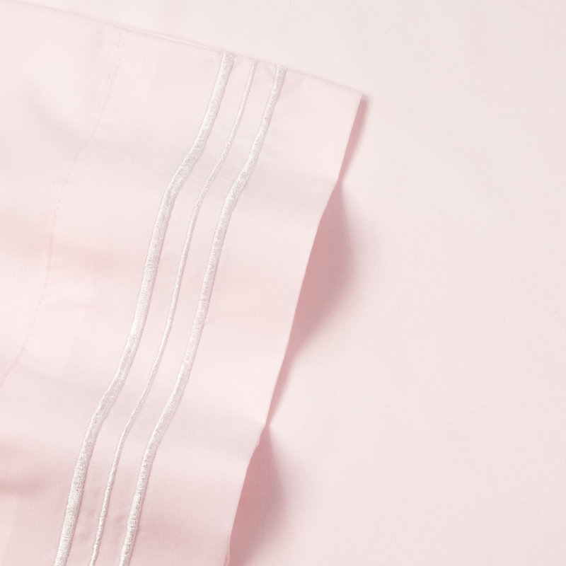 Pale Pink Twin Extra Deep Pocket Microfiber Sheet Set
