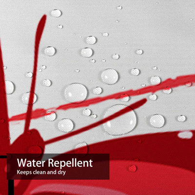 Rideau de douche Red Butterflies