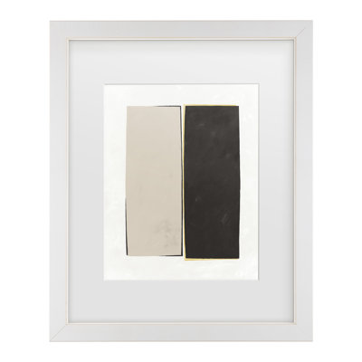 Bolog Mike Schick Monolithic II Neutral Matted Framed Art