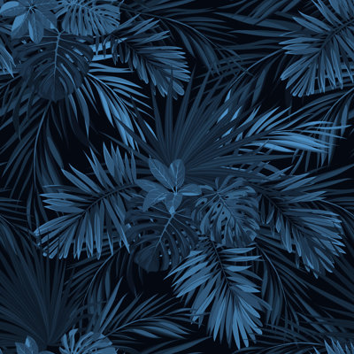 Palm Leaves by MsMoloko - Wrapped Canvas Print