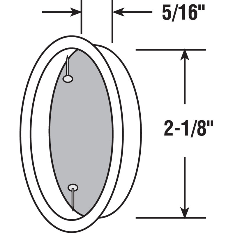 Poignée de porte de garde-robe Prime-Line