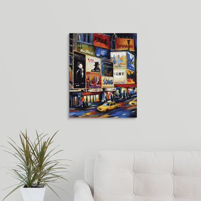 « thats broadway », peinture sur toile