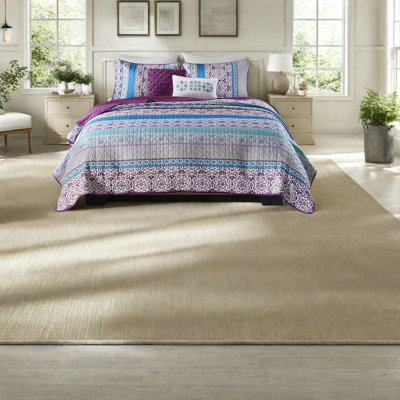 Comfortable Cotton Reversible Bedding Set, Boho Style For Home