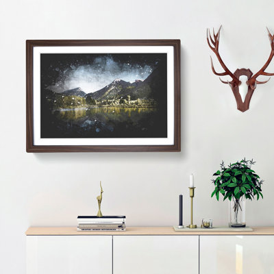 Alpine Lake in Colorado - Picture Frame Graphic Art Print