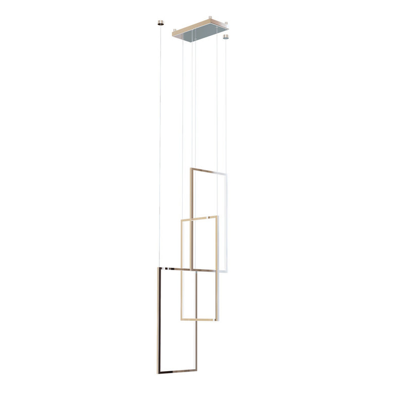 Eire Vertical Pendant, Chrome