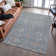 Premium Machine Washable Ducote AMF1137 Global Rug