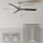 Kantor 52" Indoor/Outdoor Ceiling Fan without Light, Remote, Ceiling Fan no Light - Brushed Nickel with Matte Black-1110408546-1110408548