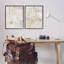 Ensemble de 2 giclées encadrées Contemporary Mute Abstracts, design par Victoria Barnes-504607082-504607083