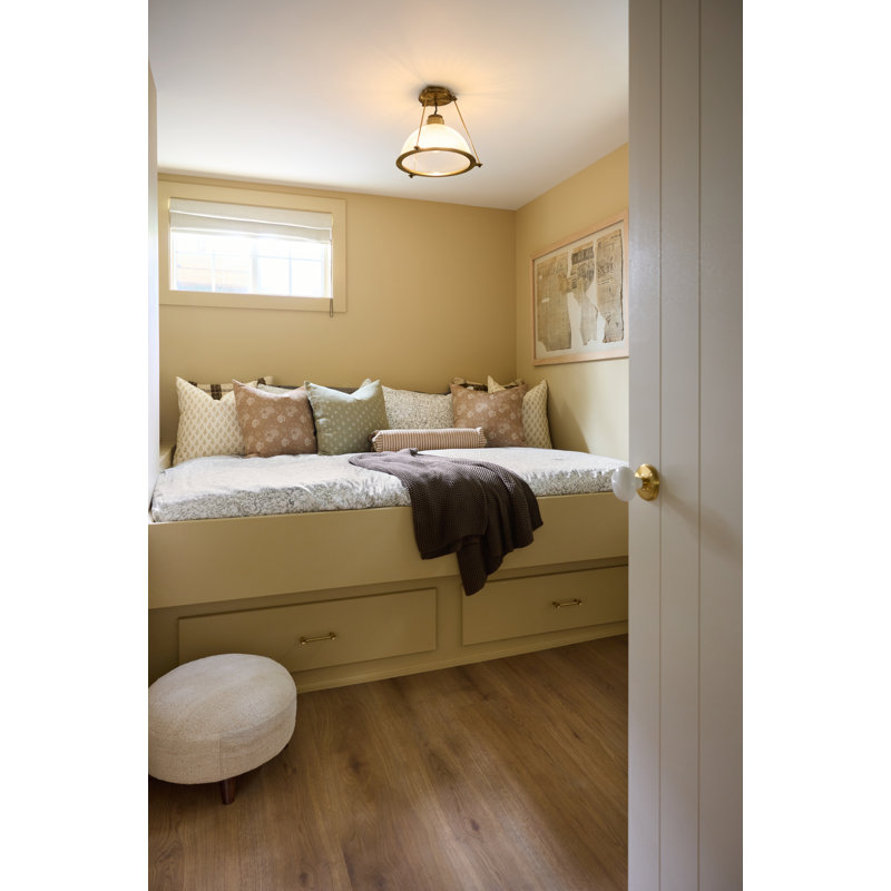 1 - Light Semi Flush Mount, 13" H x 17.75" W x 17.75" D