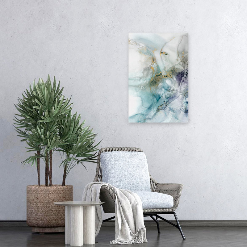 «Ethereal And Flow Blot I Art», H 24 po x l 16 po