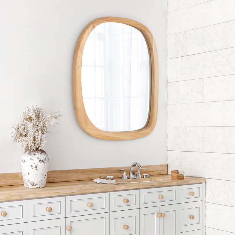 Bentely Irregular Wall Mirror, Natural