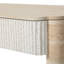 Table basse à plateau relevable, bureau moderne en bois avec rangement caché