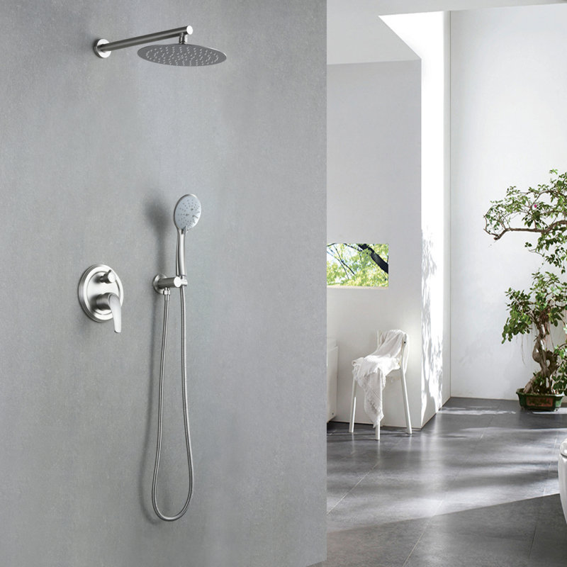 All-In-One Kit with Rough in-Valve, Brushed Nickel