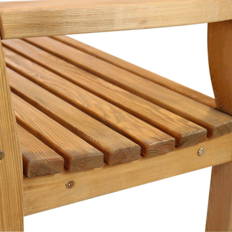 Solid Wood Outdoor Bench