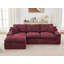Canapé modulaire Cloud rembourré 107,9 "avec coussin double couche et poches latérales-754575187