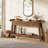 70.9-Inch Sofa Console Table with 3 Drawers