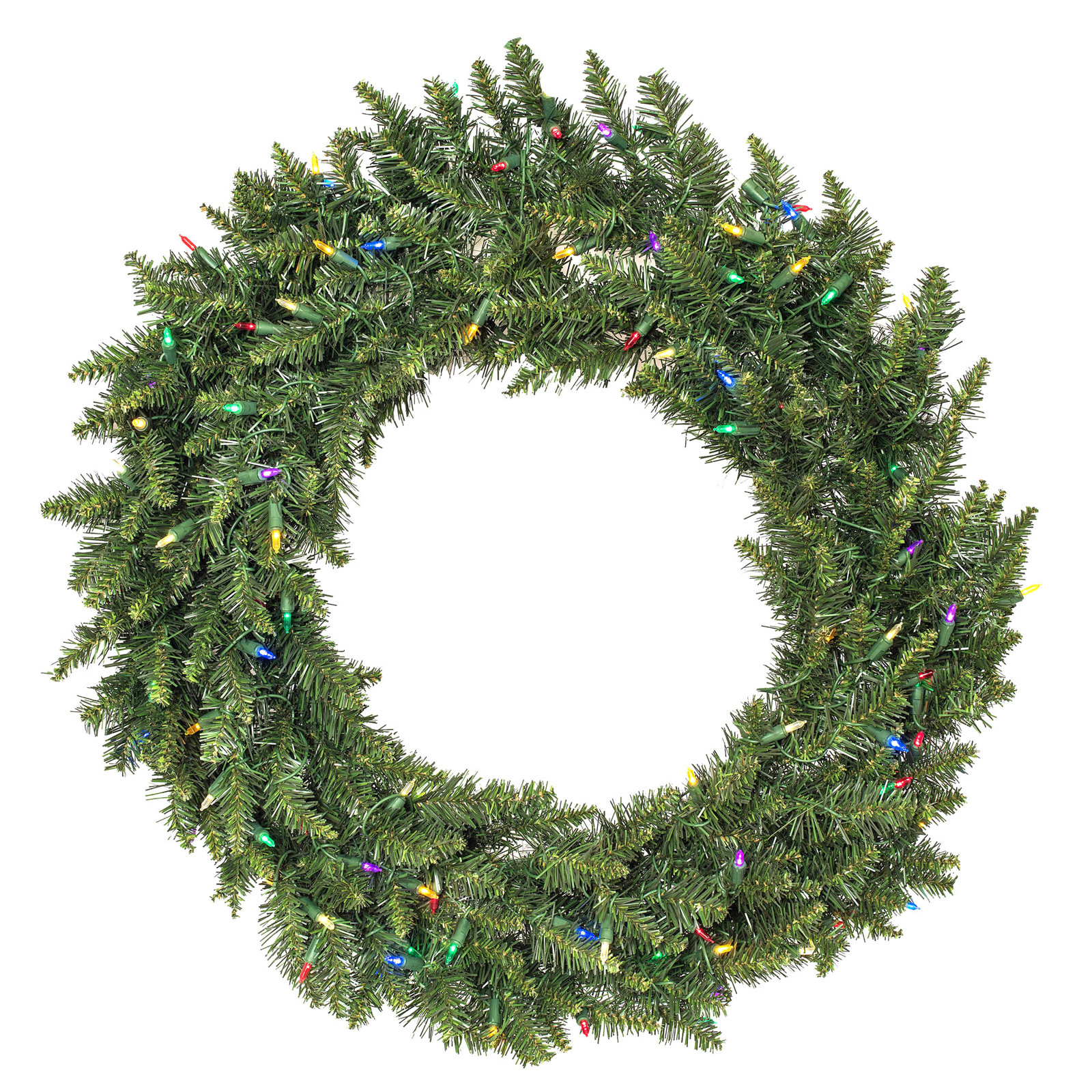 Peabody Faux Lighted Mixed Assortment 30'' Wreath