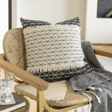 Santina Tassels Cotton Reversible Throw Pillow